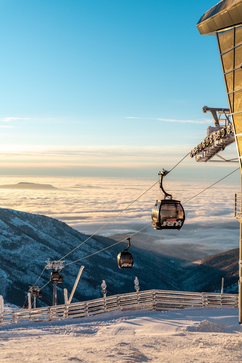 jasná chopok kabinos lift